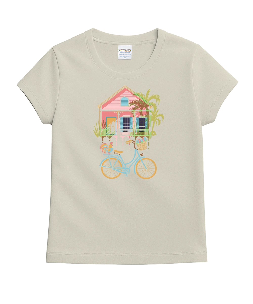 Sweet Keys - Coconut Dyed Short Sleeve Crewneck T-Shirt 1 Sweet Keys - Coconut Dyed Short Sleeve Crewneck T-Shirt