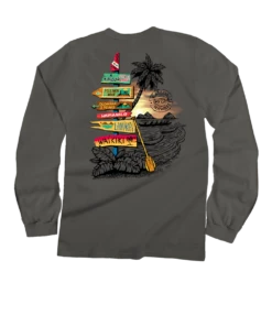 Kailua Signs - Crater Dyed® Long Sleeve Crewneck T-Shirt