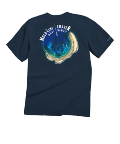 Molokini Crater - Navy Short Sleeve Crewneck T-Shirt