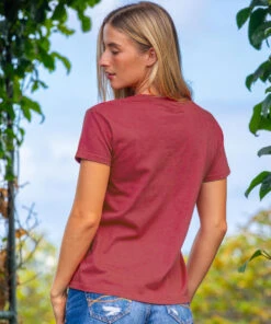 Volkswagen Hana Cruisin - Paradise Red Dyed Short Sleeve Crewneck T-Shirt 6 Volkswagen Hana Cruisin - Paradise Red Dyed Short Sleeve Crewneck T-Shirt -Crazy Shirts Sale Store 2013850 1A