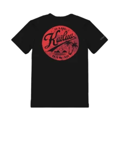 Around Kailua - Black Short Sleeve Crewneck T-Shirt