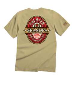 Premium Grandpa - Beer Dyed Short Sleeve Crewneck T-Shirt