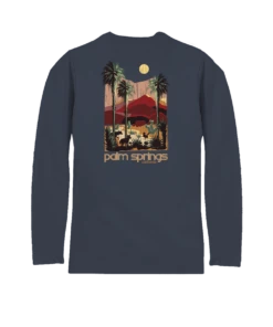 Desert Retreat - Smoke Long Sleeve Pima T-Shirt