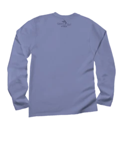 Wyland® Whale Tail Brushed - Lavender Dyed Long Sleeve Crewneck T-Shirt -Crazy Shirts Sale Store 2014781 1A