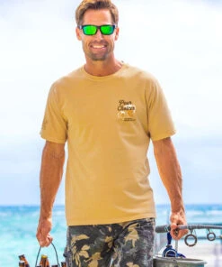 Pour Choice - Beer Dyed Short Sleeve Crewneck T-Shirt -Crazy Shirts Sale Store 2014817 1A