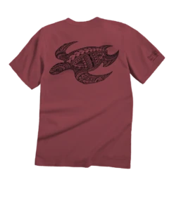 Ocean Tribe - Paradise Red Dyed Short Sleeve Crewneck T-Shirt
