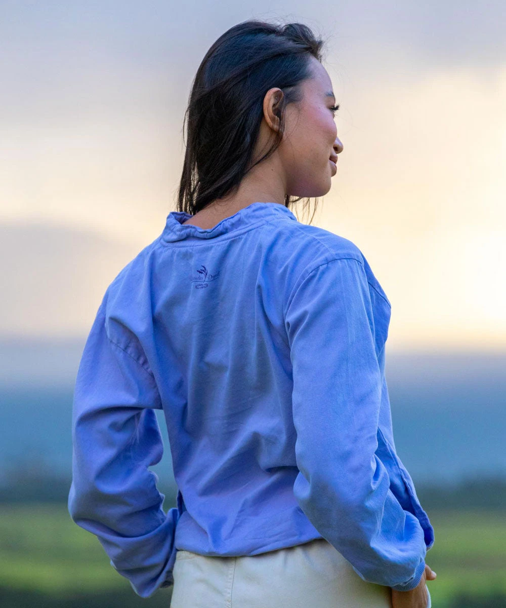 Retro Vail Lavender Dyed Long Sleeve Lightweight Pullover 3 Retro Vail Lavender Dyed Long Sleeve Lightweight Pullover - Image 3