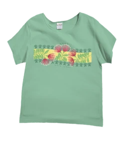 Ohia Lehua Band - Key Lime Dyed Short Sleeve Scoop Neck T-Shirt
