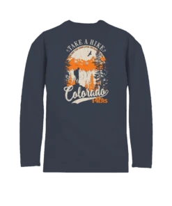 Colorado 14Ers - Smoke Long Sleeve Pima T-Shirt