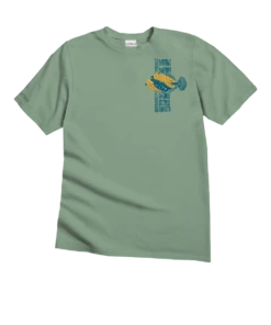 Humu Hawaii - Seaglass Short Sleeve Crewneck T-Shirt -Crazy Shirts Sale Store 2015677 1A