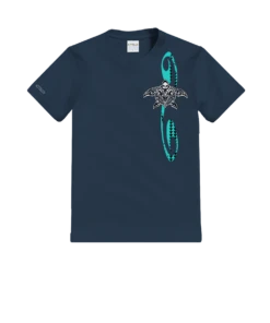 Honu Tribe - Navy Short Sleeve Crewneck T-Shirt -Crazy Shirts Sale Store 2015957 1M