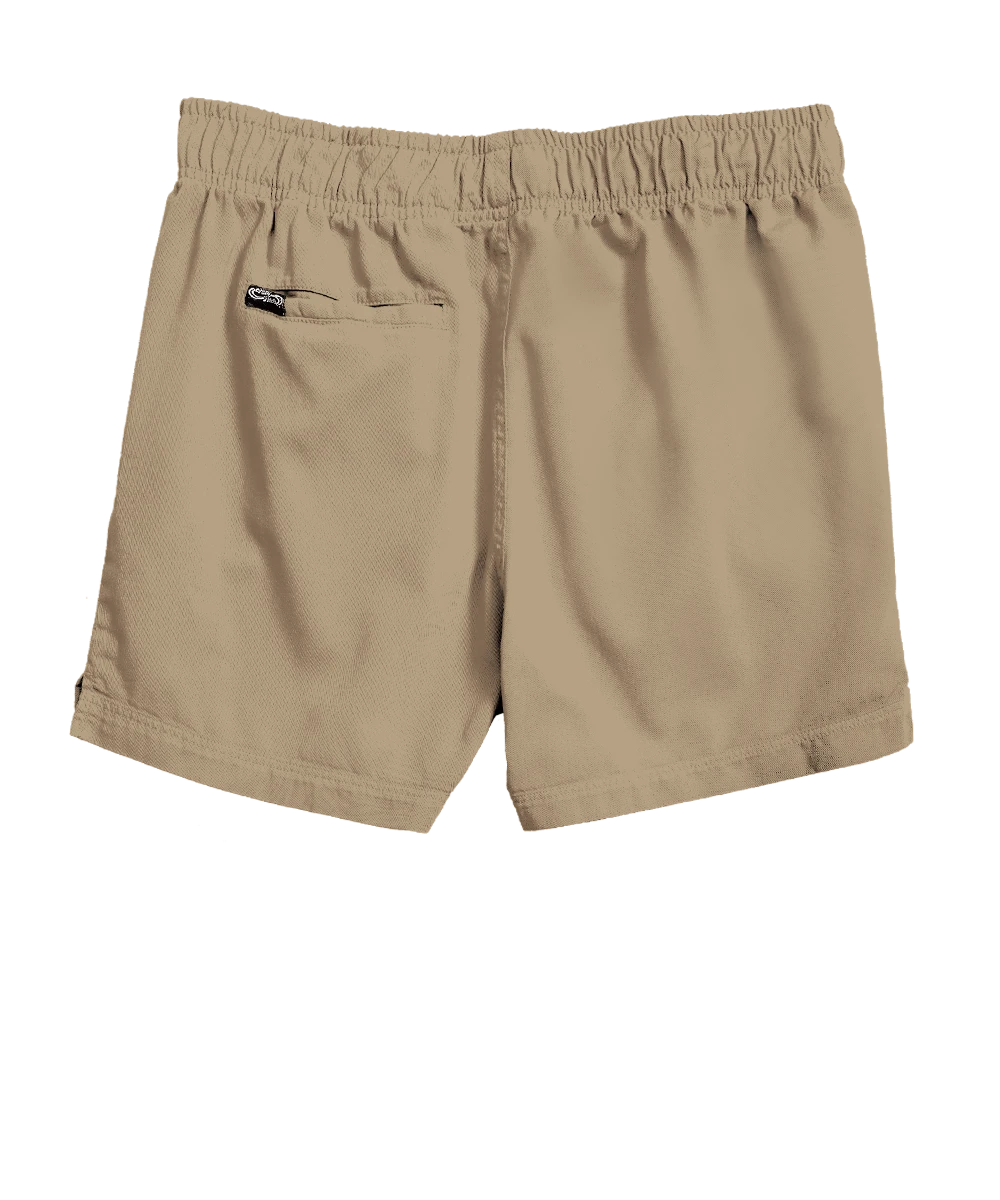 Kona Coffee Dyed Shoreline Twill Shorts 4 Kona Coffee Dyed Shoreline Twill Shorts - Image 4