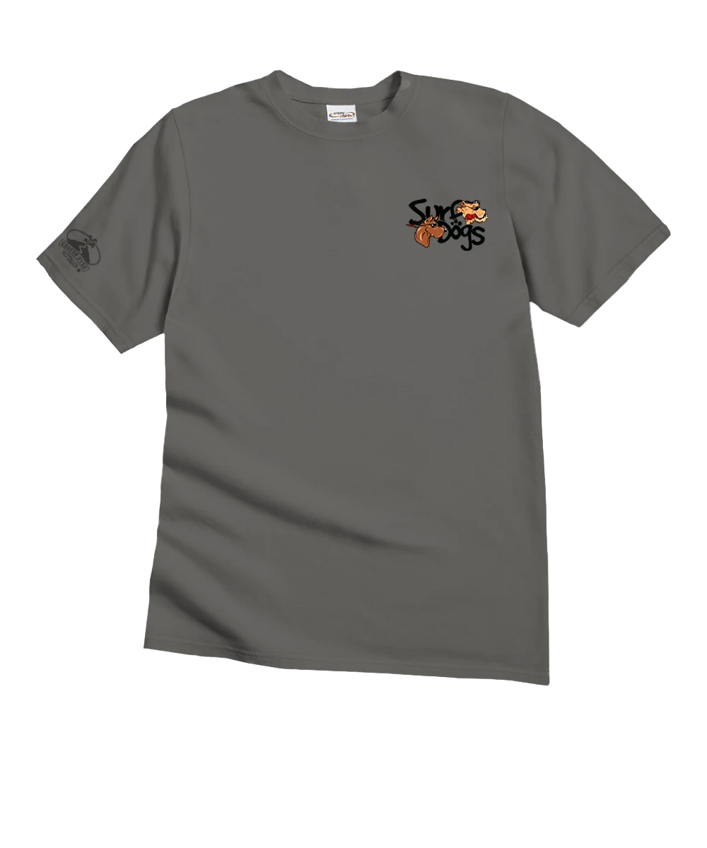 Bad Surf Dogs - Crater Dyed® Short Sleeve Crewneck T-Shirt 4 Bad Surf Dogs - Crater Dyed® Short Sleeve Crewneck T-Shirt - Image 4