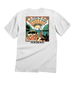 Volkswagen Summer Of Love Scenic - White Short Sleeve Crewneck T-Shirt