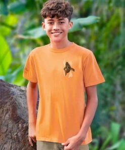 Shark Wave - Apricot Dyed Short Sleeve Crewneck T-Shirt 6 Shark Wave - Apricot Dyed Short Sleeve Crewneck T-Shirt -Crazy Shirts Sale Store 2016387 1A