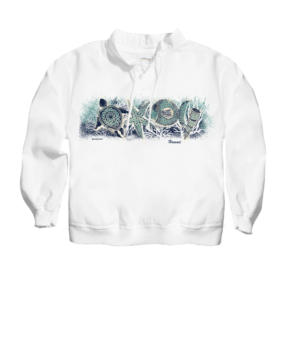 Sea Band - White Long Sleeve Lightweight Pullover 1 Sea Band - White Long Sleeve Lightweight Pullover