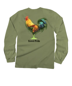 Chicken Scratch - Hemp Dyed Long Sleeve Crewneck T-Shirt