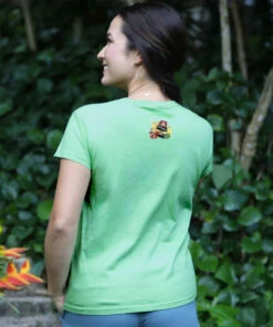 Key West Buoy Hibiscus - Key Lime Dyed Short Sleeve Crewneck T-Shirt 6 Key West Buoy Hibiscus - Key Lime Dyed Short Sleeve Crewneck T-Shirt -Crazy Shirts Sale Store 2016548 1A