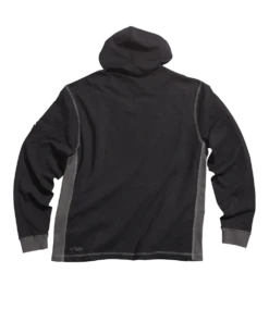 Flow Of Mana - Black/Charcoal Long Sleeve Longboard Hooded Tee -Crazy Shirts Sale Store 2016612 1A