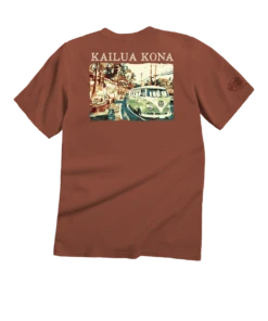 Volkswagen Van Kailua Kona - Chile Dyed Short Sleeve Crewneck T-Shirt