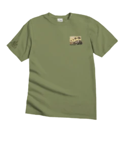 Highway - Hemp Dyed Short Sleeve Crewneck T-Shirt -Crazy Shirts Sale Store 2016678 1A