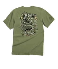 Hana Etch - Hemp Dyed Short Sleeve Crewneck T-Shirt