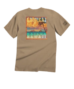 Lanikai Kailua - Kona Coffee Dyed Short Sleeve Crewneck T-Shirt