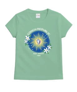 Conch Republic Blossom - Key Lime Dyed Short Sleeve Crewneck T-Shirt