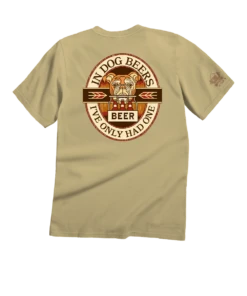 In Dog Beers - Beer Dyed Short Sleeve Crewneck T-Shirt