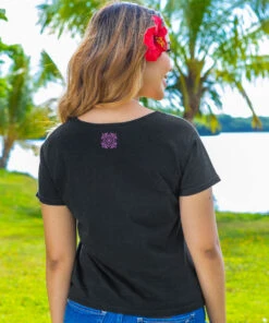 Moana Quilt - Black Short Sleeve Scoop Neck T-Shirt 6 Moana Quilt - Black Short Sleeve Scoop Neck T-Shirt -Crazy Shirts Sale Store 2016975 1A