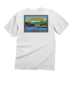 Lahaina Label - White Short Sleeve Crewneck T-Shirt