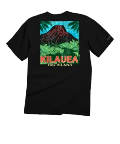 Kilauea Island Style - Black Short Sleeve Crewneck T-Shirt