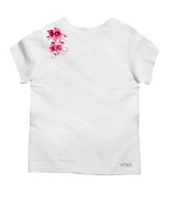 Bougainvillea Vines - White Short Sleeve Scoop Neck T-Shirt -Crazy Shirts Sale Store 2017202 1A