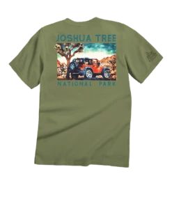 Jeep® Joshua Tree Scenic - Hemp Dyed Short Sleeve Crewneck T-Shirt