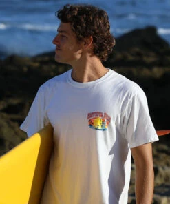 Grateful Dead Along For The Trip - White Short Sleeve Crewneck T-Shirt -Crazy Shirts Sale Store 2017262 1A