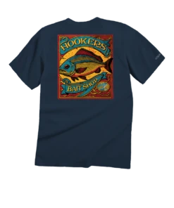 Hookers Bait Shop - Navy Short Sleeve Crewneck T-Shirt