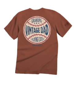 Vintage Dad - Chile Dyed Short Sleeve Crewneck T-Shirt