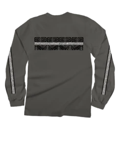 Tribal Ikaika Band - Crater Dyed® Long Sleeve Crewneck T-Shirt