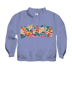 Pretty Bird - Lavender Dyed Long Sleeve Lightweight Pullover
