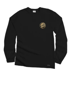 Dragon Medallion - Black Long Sleeve Crewneck T-Shirt 7 Dragon Medallion - Black Long Sleeve Crewneck T-Shirt -Crazy Shirts Sale Store 2017561 1A