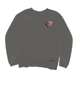 Freedom Eagle Flight - Crater Dyed® Long Sleeve Sweatshirt -Crazy Shirts Sale Store 2017590 1A