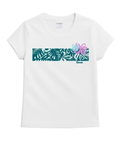 Into Bloom - White Short Sleeve Crewneck T-Shirt