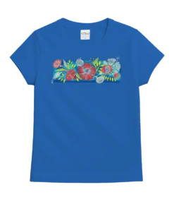 Wallflower - Blue Hawaii Dyed Short Sleeve Crewneck T-Shirt
