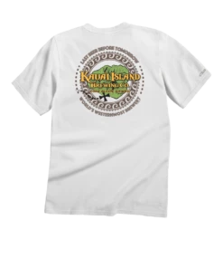 Kauai Island Brewing Co Tribal Circle - White Short Sleeve Crewneck T-Shirt