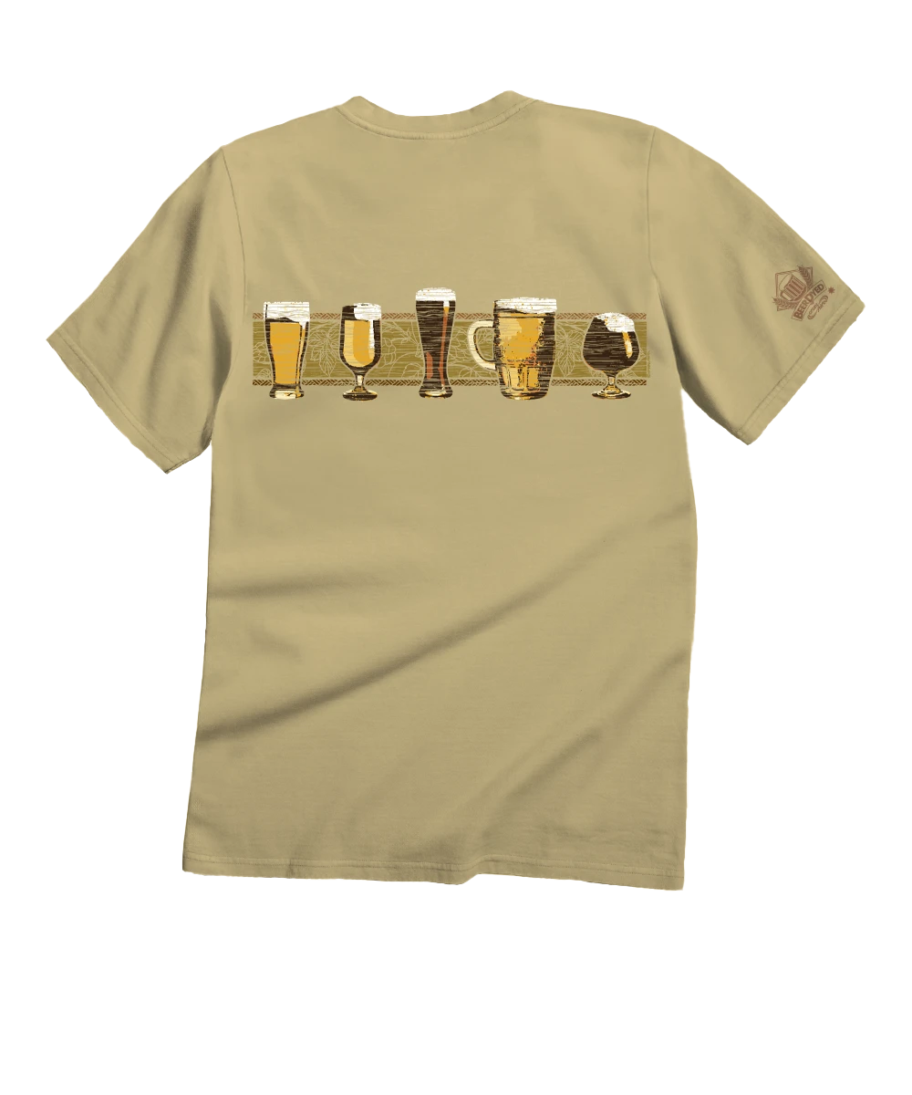 Band Of Brews - Beer Dyed Short Sleeve Crewneck T-Shirt 4 Band Of Brews - Beer Dyed Short Sleeve Crewneck T-Shirt - Image 4