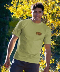 Sunset Brew - Hemp Dyed Short Sleeve Crewneck T-Shirt -Crazy Shirts Sale Store 2017688 2A