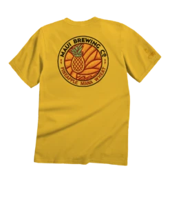 Maui Brewing Co Pineapple - Pineapple Dyed Short Sleeve Crewneck T-Shirt