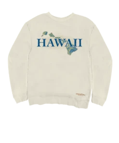 Hawaiian Islands - Coconut Dyed Long Sleeve Sweatshirt