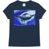 Wyland® Humpbacks - Navy Short Sleeve Crewneck T-Shirt