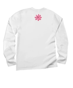 Lily Tattoo - White Long Sleeve Crewneck T-Shirt -Crazy Shirts Sale Store 2017702 1A